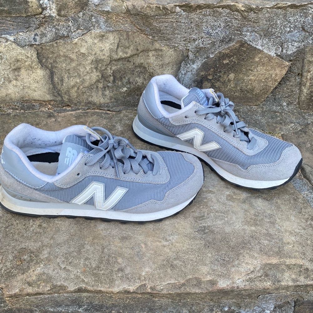 New Balance Gray Athletic Shoes with Retro Silhouette